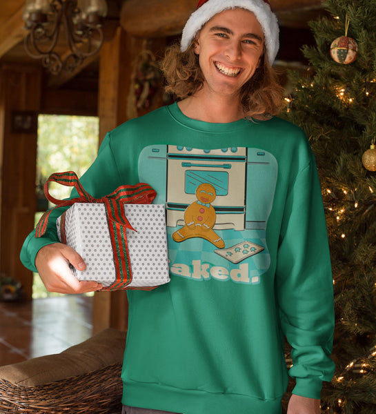 BAKED Green Christmas Sweatshirt