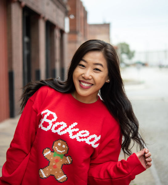 BAKED Red Christmas Sweatshirt