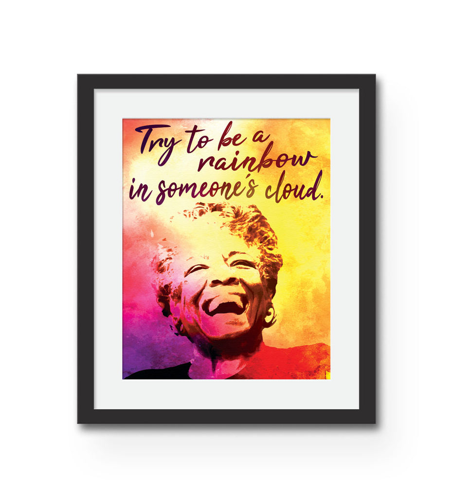 "Be a Rainbow" Print