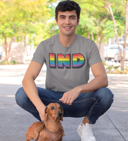 "Indiana Pride" Gray Tee