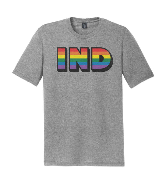 "Indiana Pride" Gray Tee