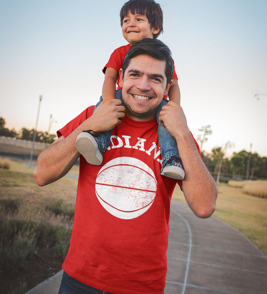 "Indiana Basketball" Red Tee