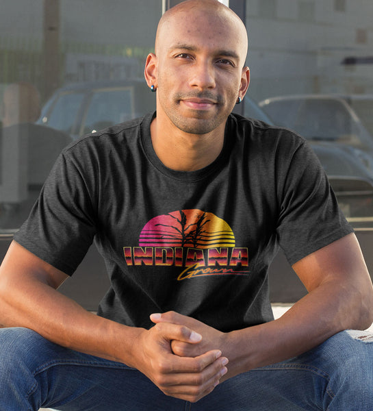 "Indiana Grown" Vintage Black Tee