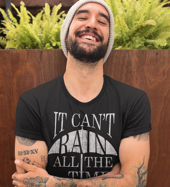 "Can't Rain" Black Tee