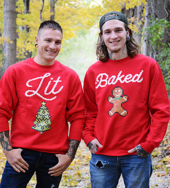 BAKED Red Christmas Sweatshirt
