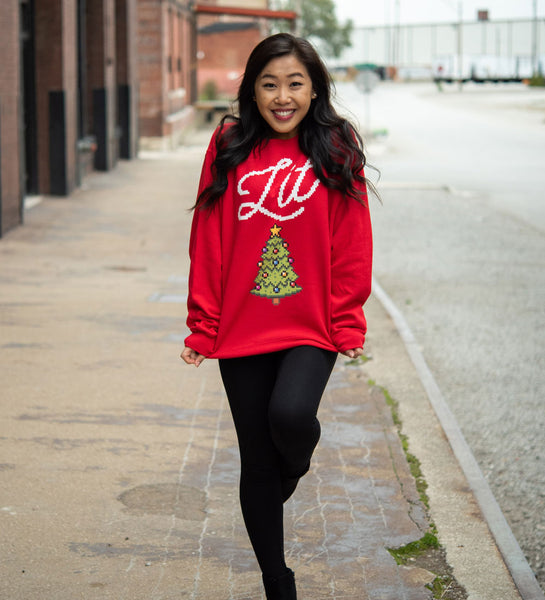 LIT Red Christmas Sweatshirt