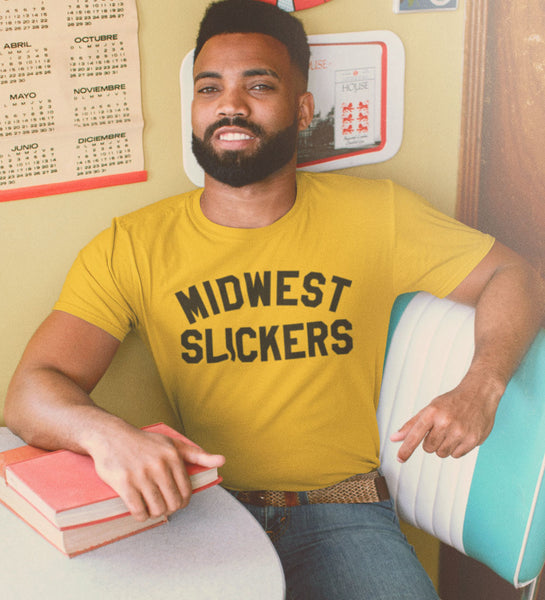 "Midwest Slickers" Gold Tee