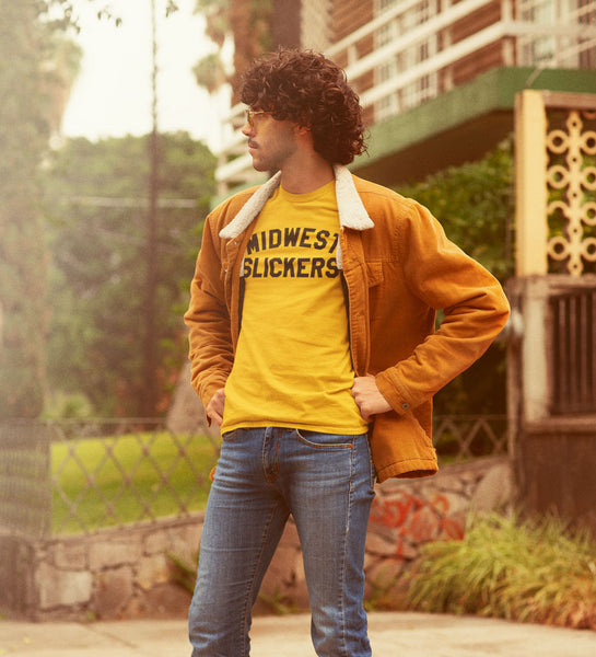 "Midwest Slickers" Gold Tee