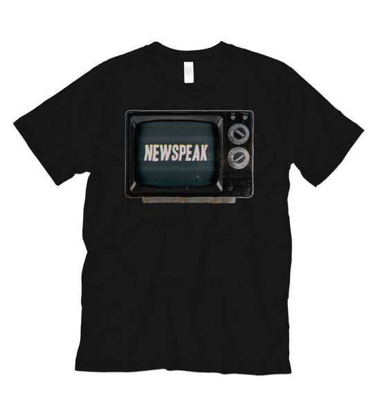 "Newspeak" Black or White Tee