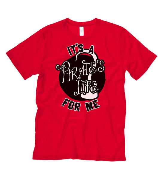 "Pirate's Life" Red Tee