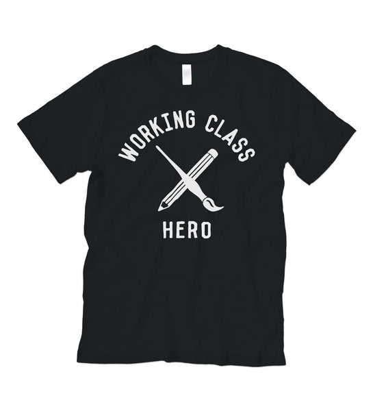 "Working Class Hero - ARTIST" Black Tee
