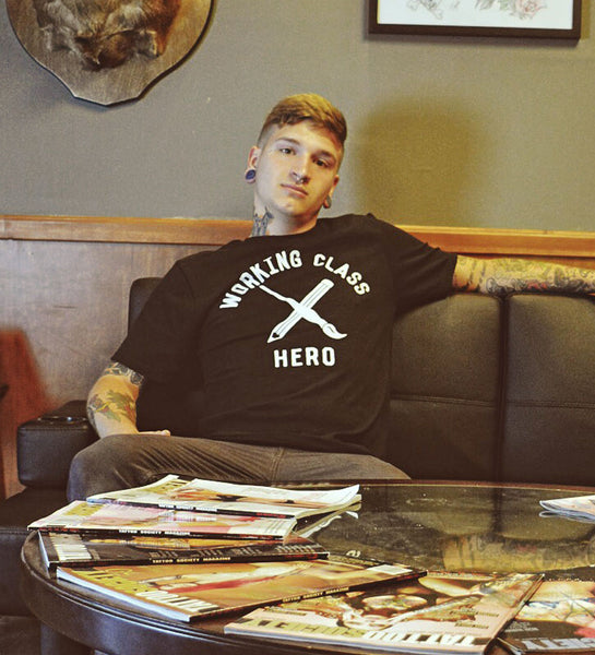 "Working Class Hero - ARTIST" Black Tee