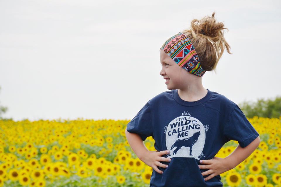 Wild is Calling Navy Kids Tee