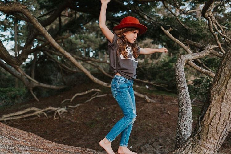 Kids Keep the Wild in You Tee: Bear Graphic Shirt