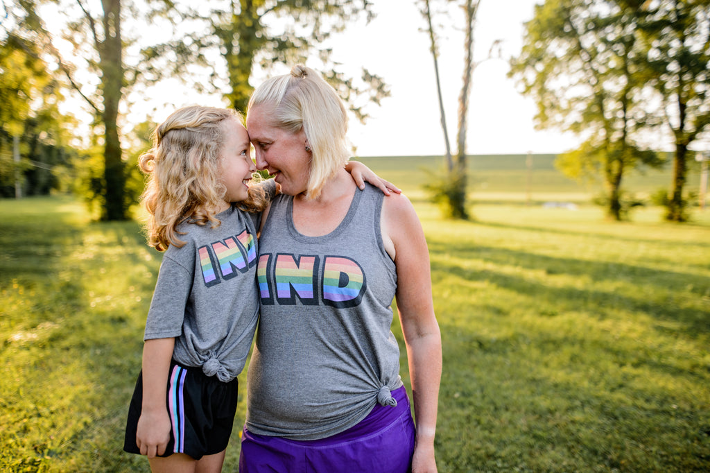 Indiana Rainbow Kids Tee: LGBTQ Pride Youth Shirt