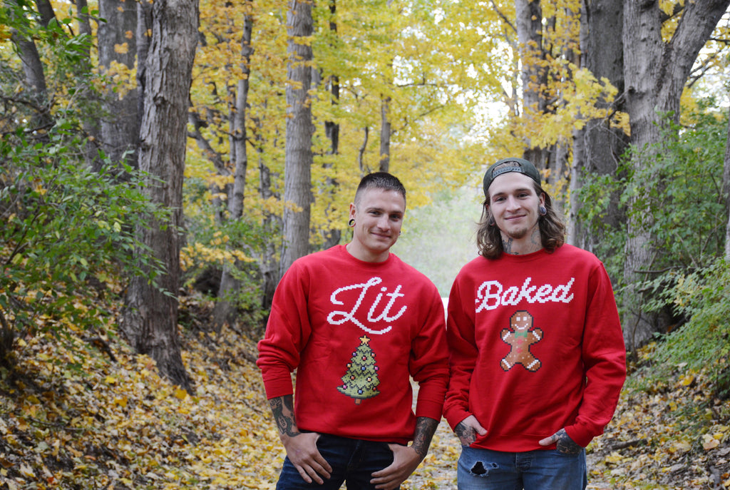 Baked Gingerbread Man Sweatshirt: Funny Ugly Christmas Pullover