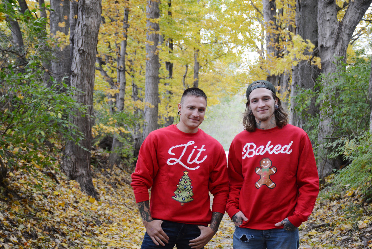 Baked Gingerbread Man Sweatshirt: Funny Ugly Christmas Pullover