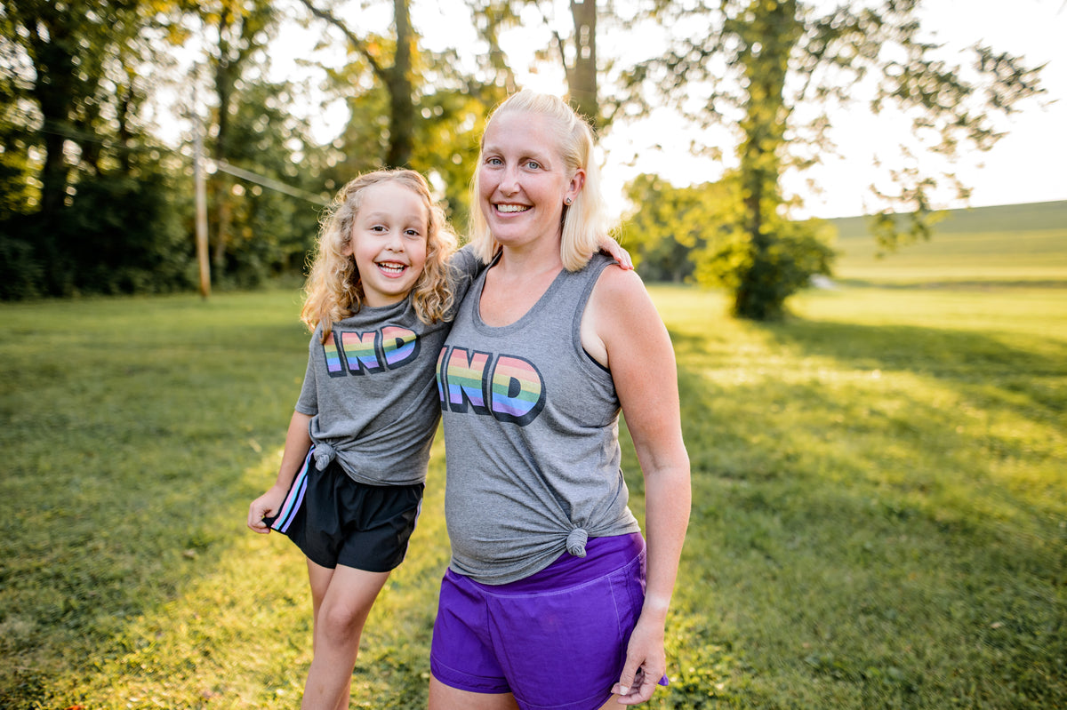 Indiana Rainbow Kids Tee: LGBTQ Pride Youth Shirt