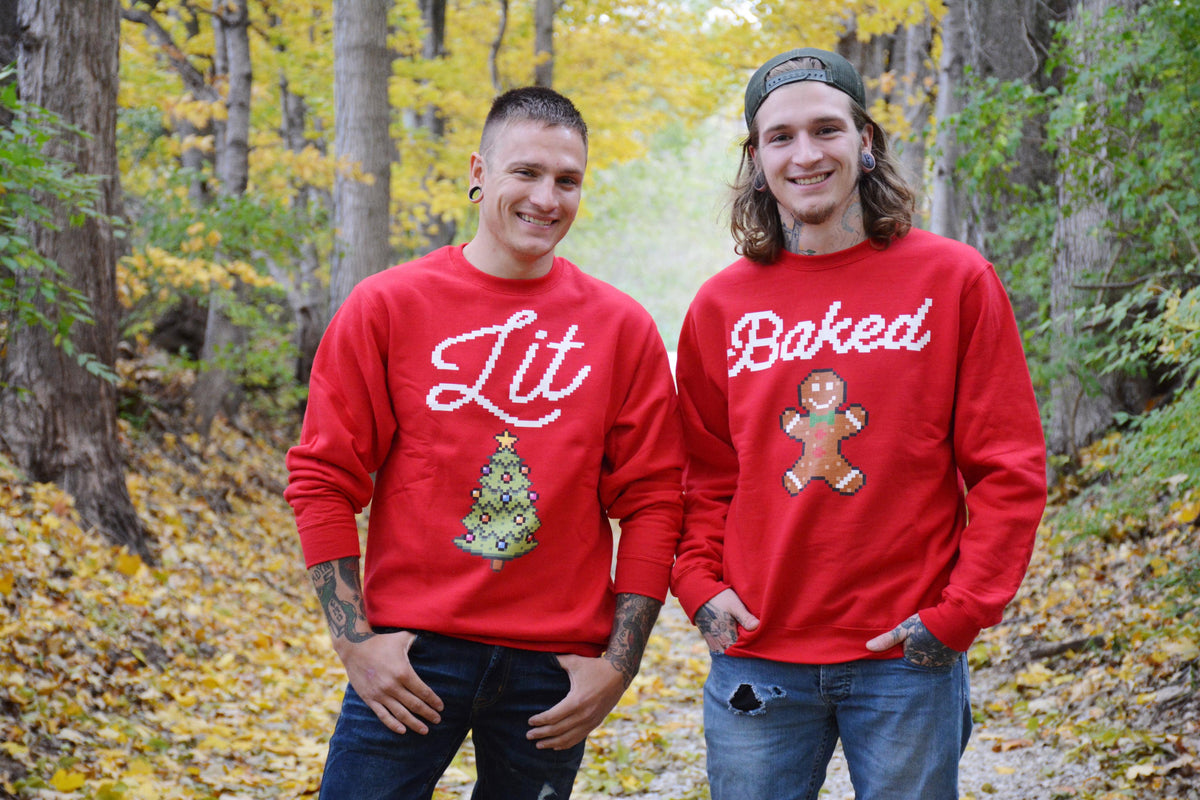 Baked Gingerbread Man Sweatshirt: Funny Ugly Christmas Pullover