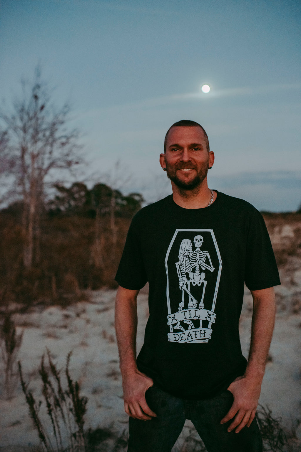 Til Death Tee: Skeleton Couple Unisex Wedding Shirt