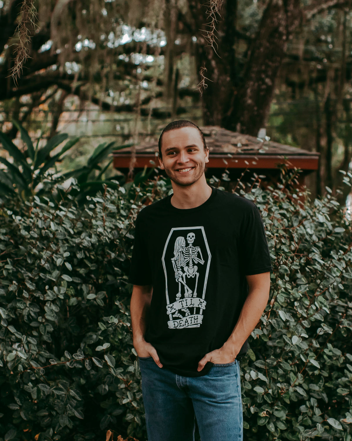 Til Death Tee: Skeleton Couple Unisex Wedding Shirt