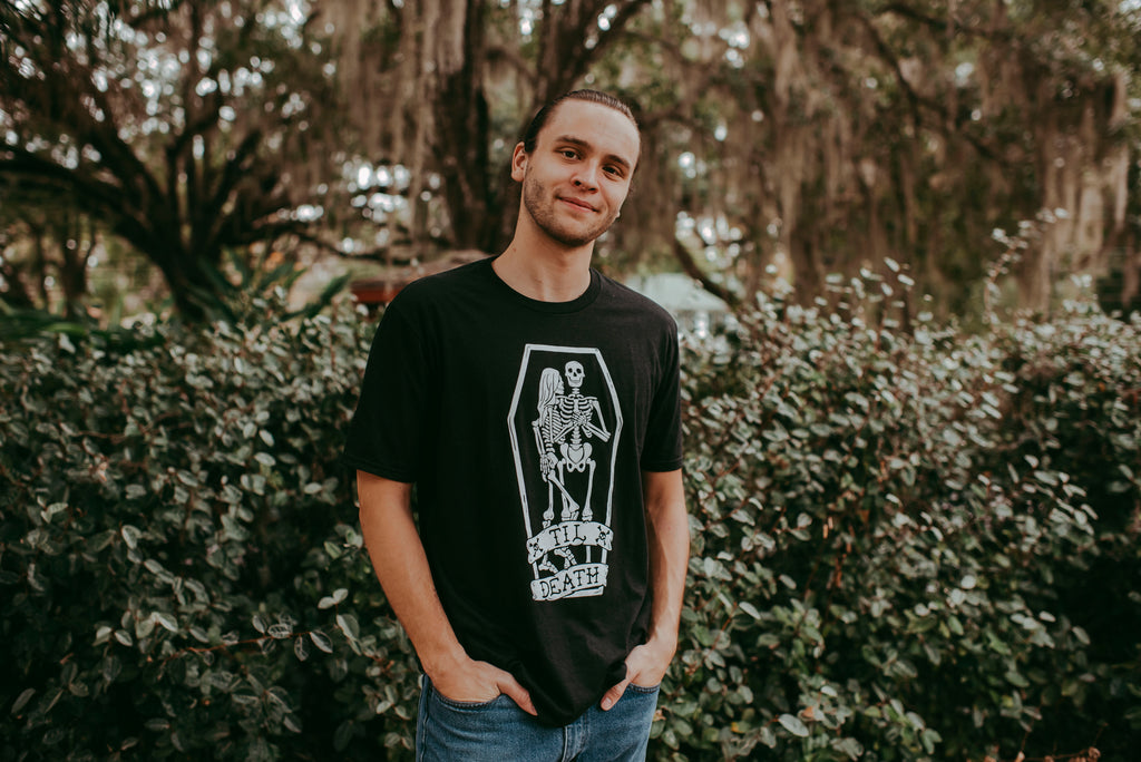 Til Death Tee: Skeleton Couple Unisex Wedding Shirt