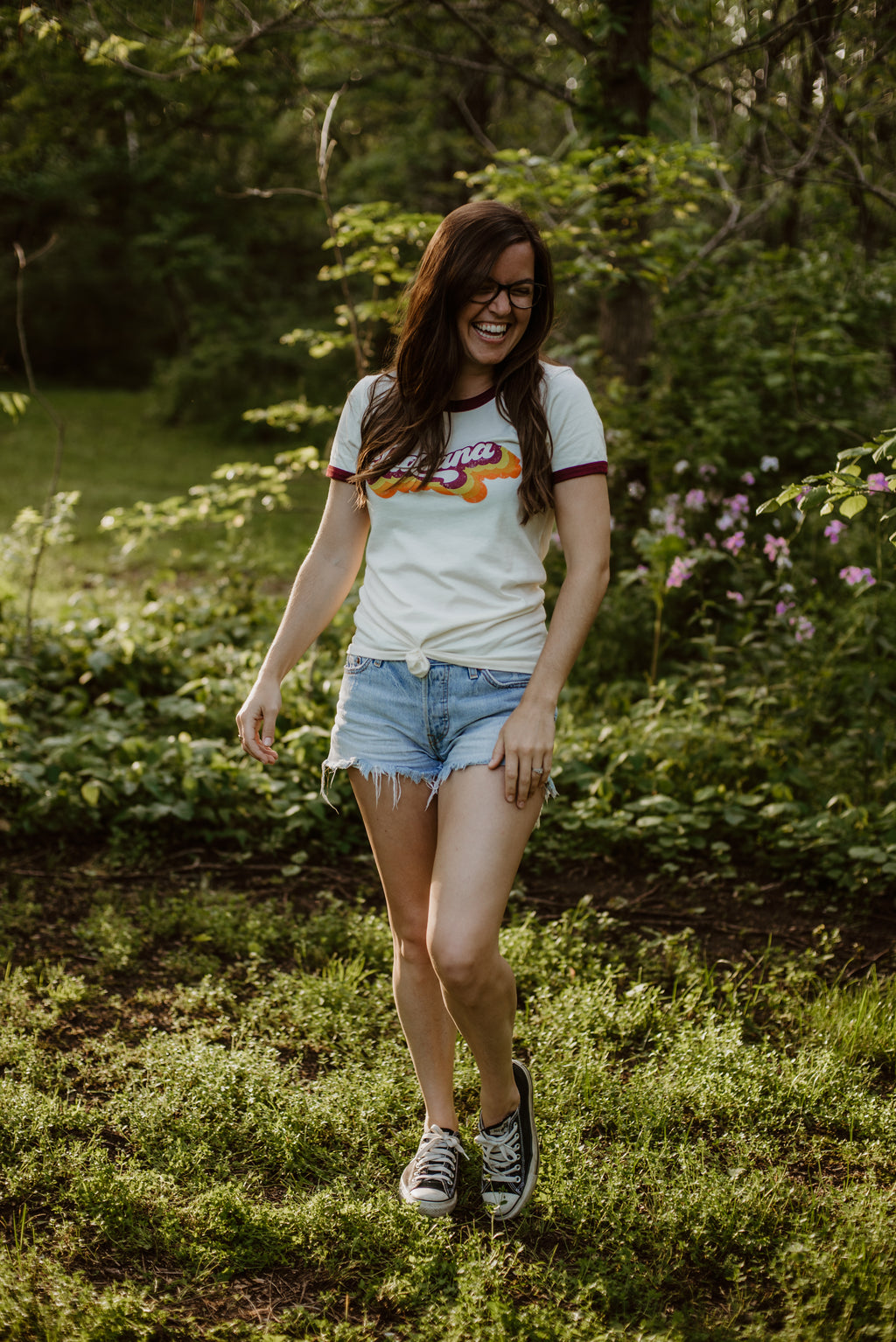 Retro Indiana Ringer Tee: Vintage 70s Style Shirt