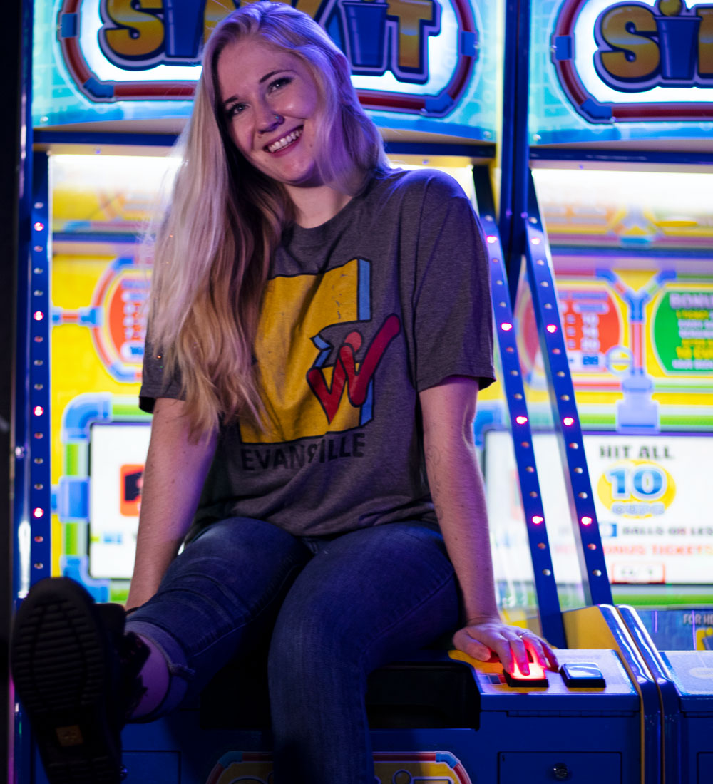 Evansville EVV Retro Tee: 90s Style Logo Shirt