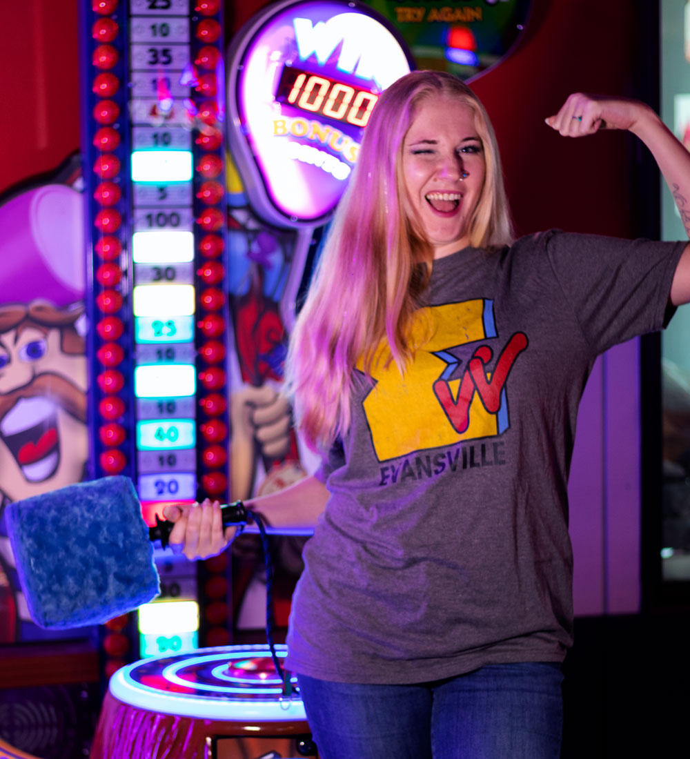 Evansville EVV Retro Tee: 90s Style Logo Shirt
