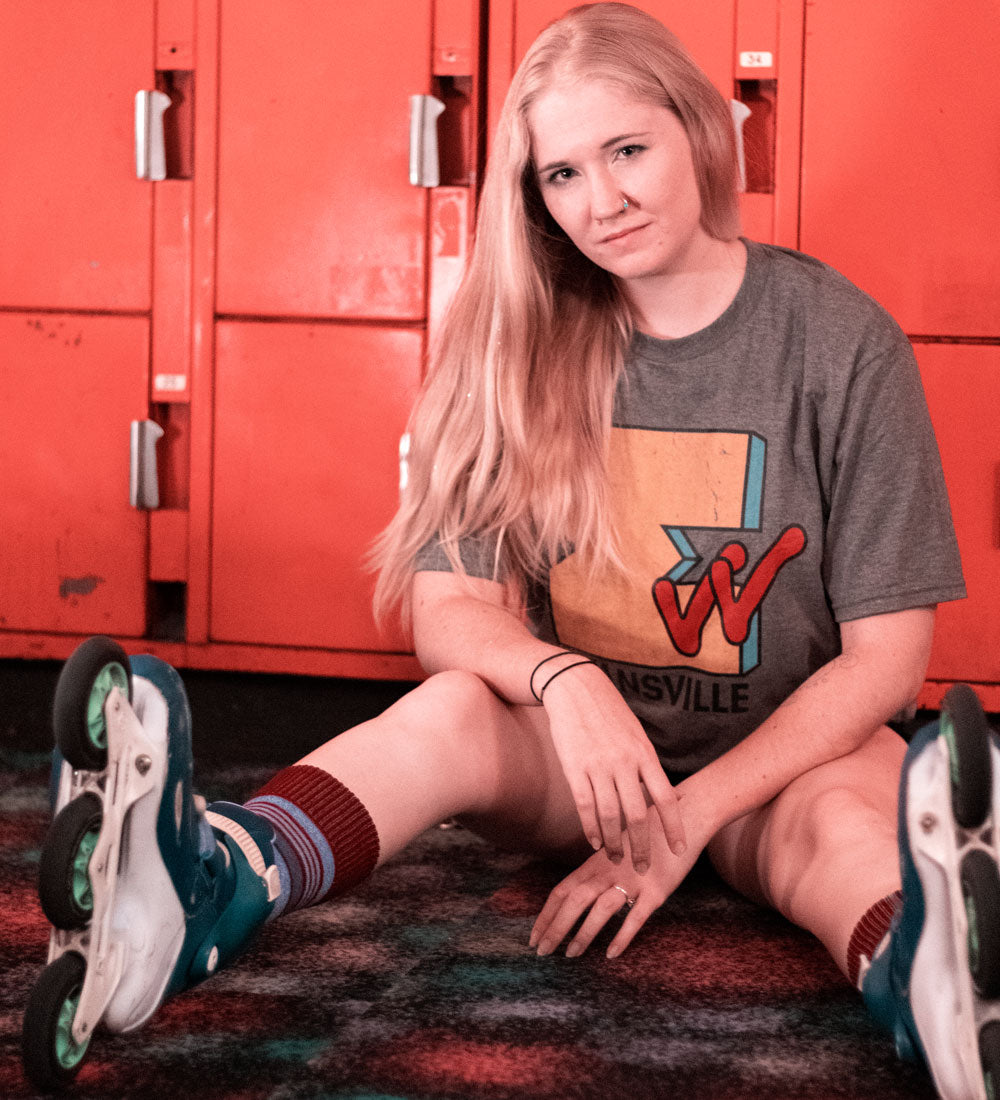 Evansville EVV Retro Tee: 90s Style Logo Shirt