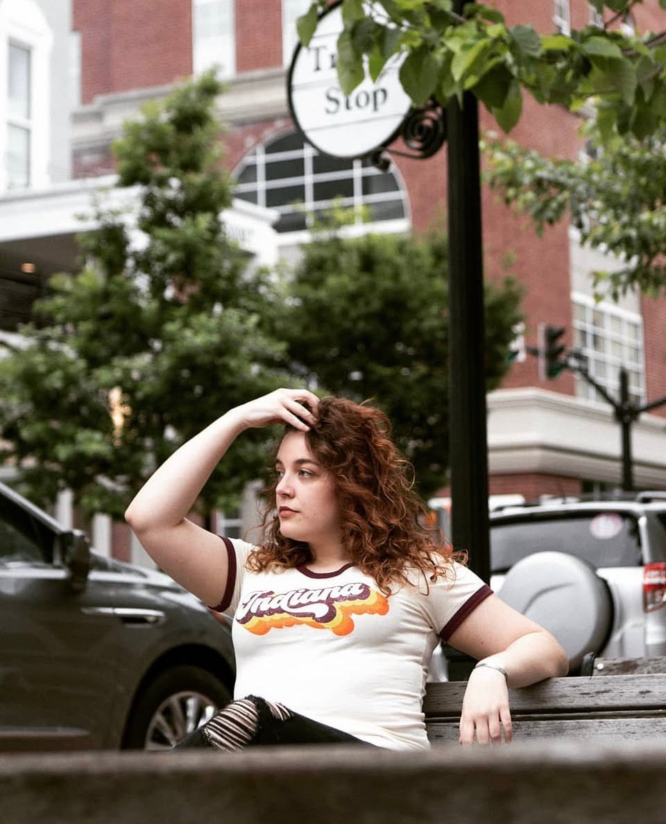 Retro Indiana Ringer Tee: Vintage 70s Style Shirt