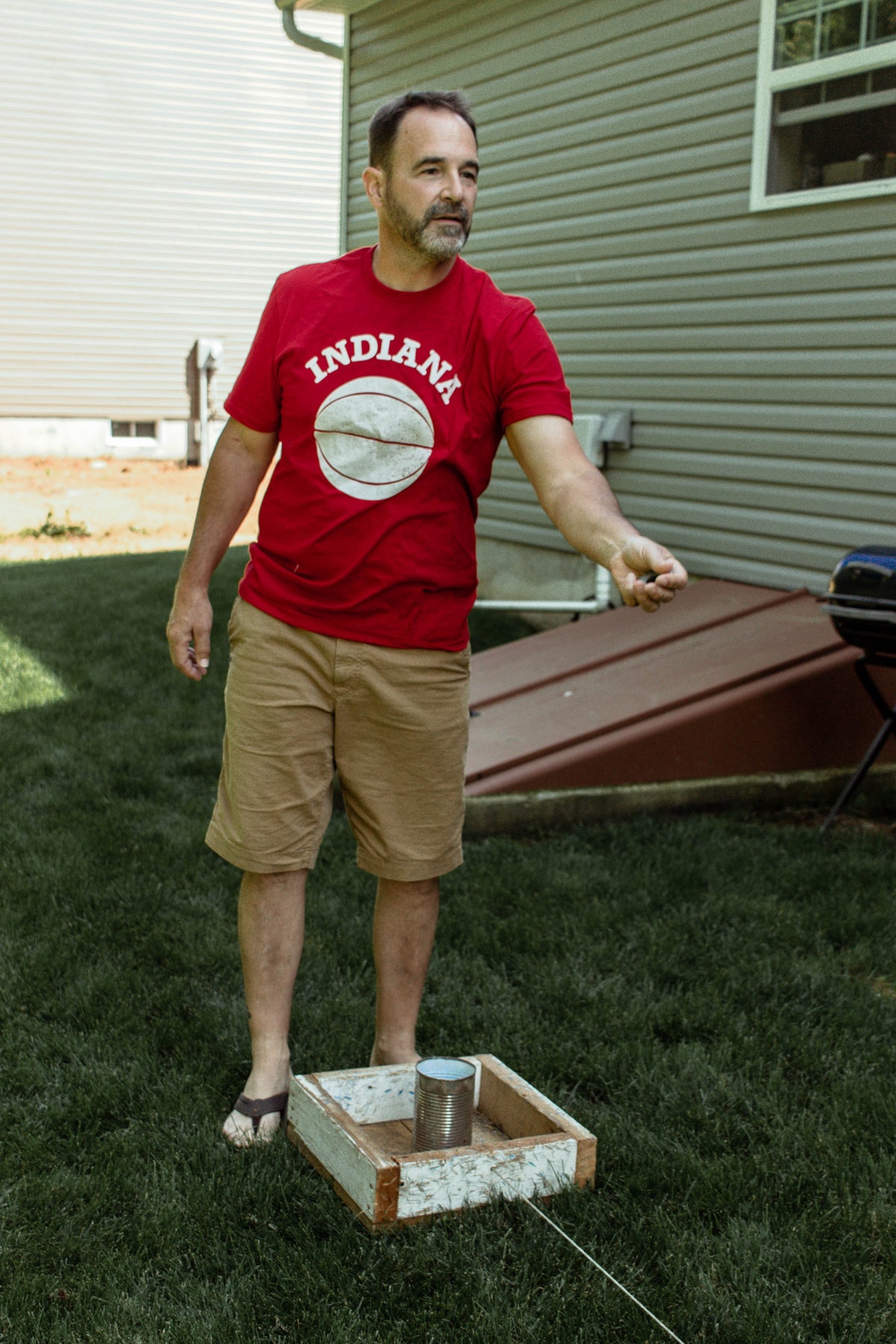 Indiana Basketball Tee: Red Hoosier Shirt