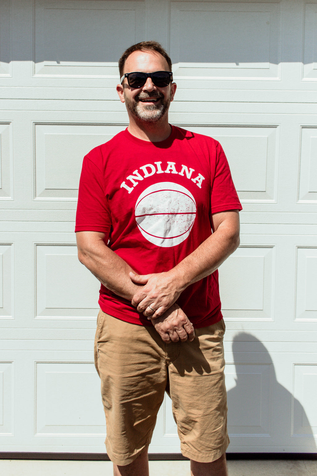 Indiana Basketball Tee: Red Hoosier Shirt