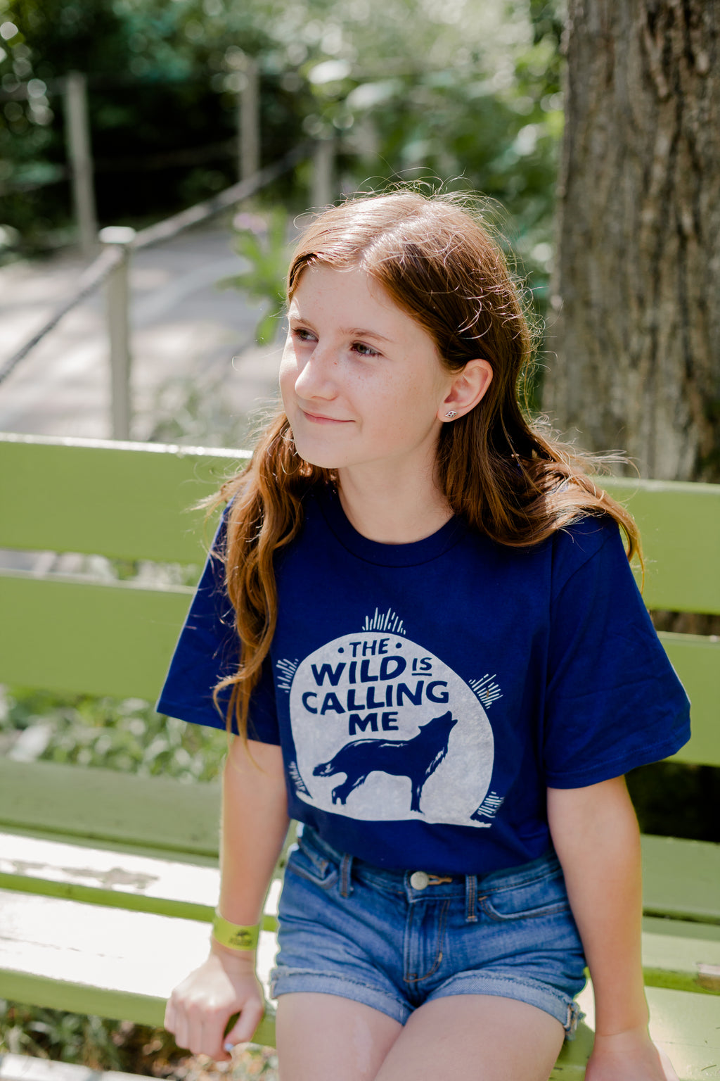 Wild is Calling Navy Kids Tee