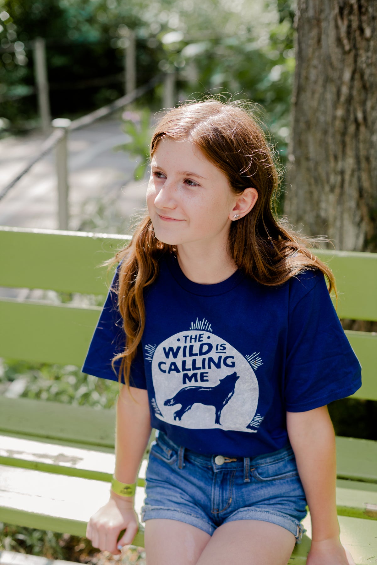 Wild is Calling Navy Kids Tee