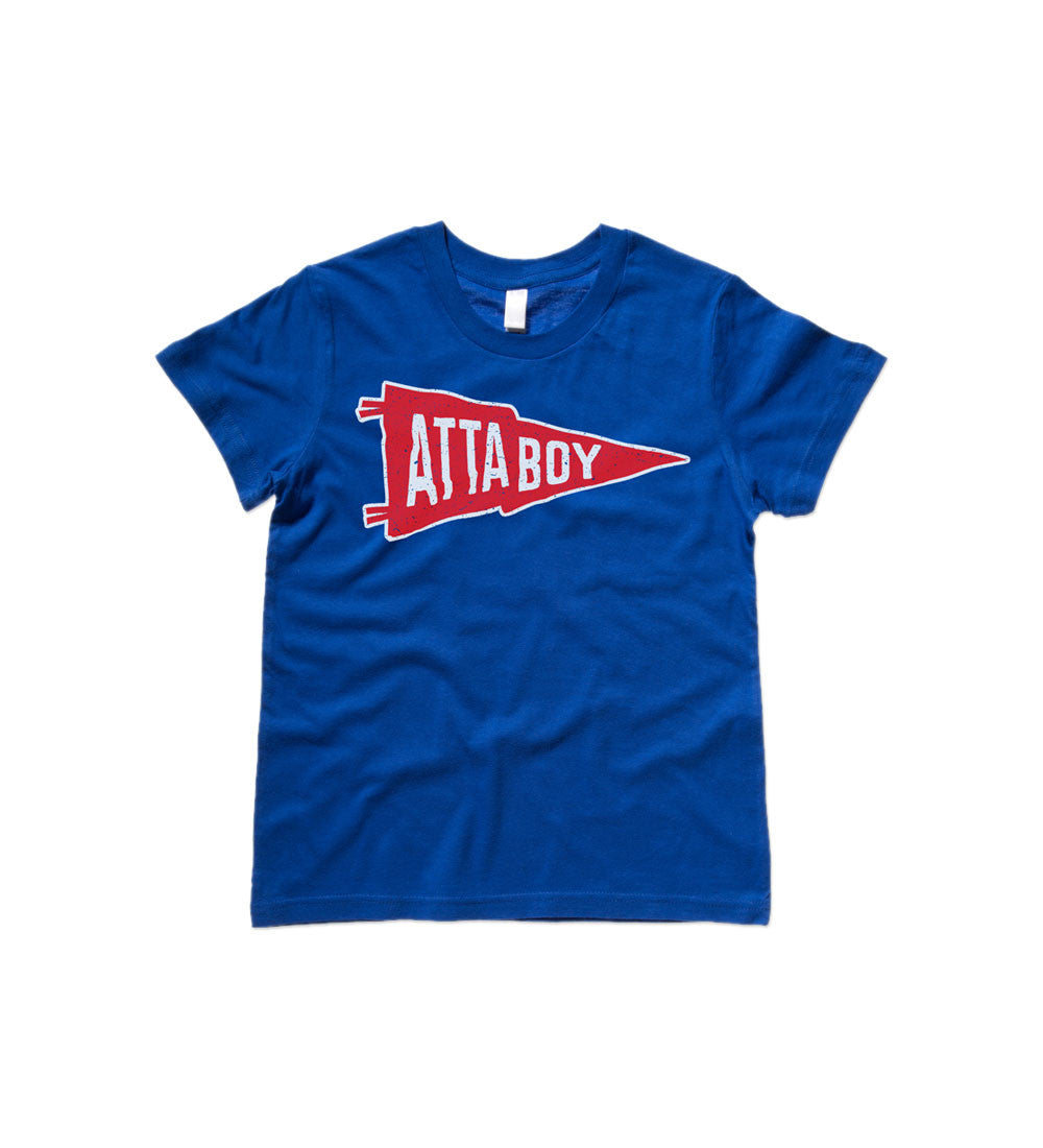 Atta Boy pennant tshirt by Tribe and Trade