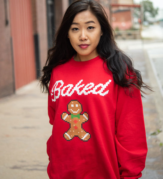BAKED Red Christmas Sweatshirt