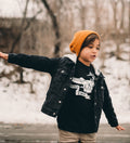 Flying High Retro Tattoo Style Eagle Youth Tshirt