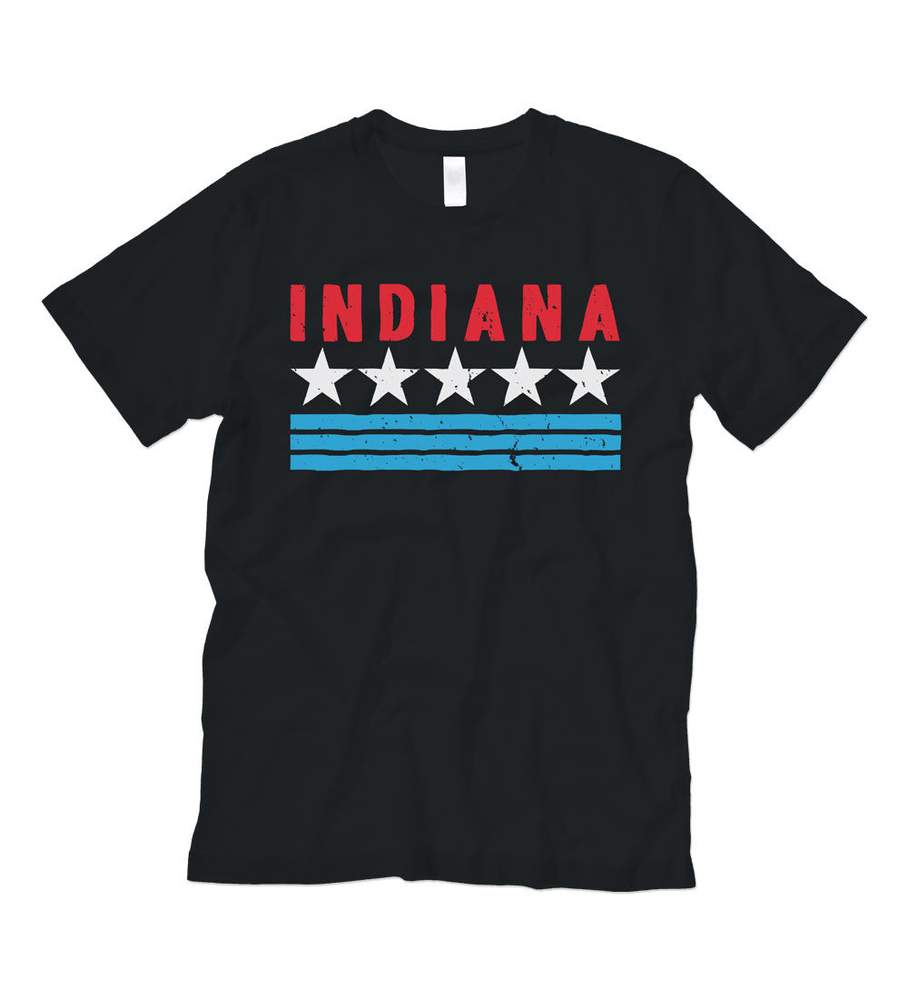 "Indiana" Black Tee