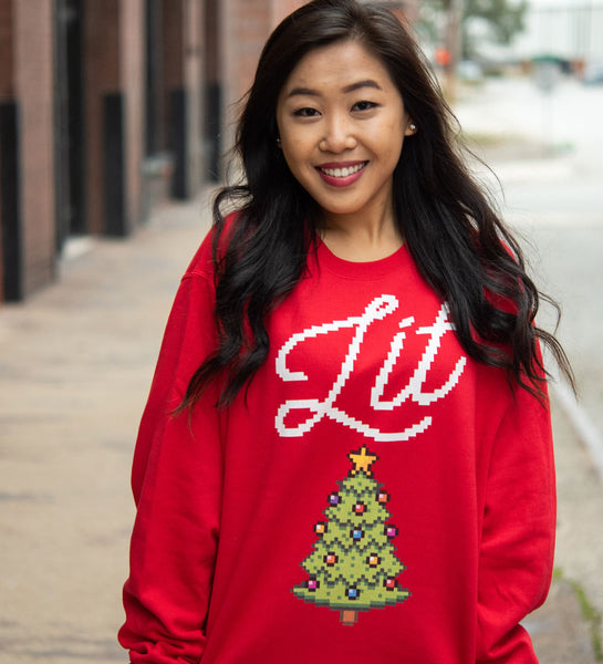 LIT Red Christmas Sweatshirt
