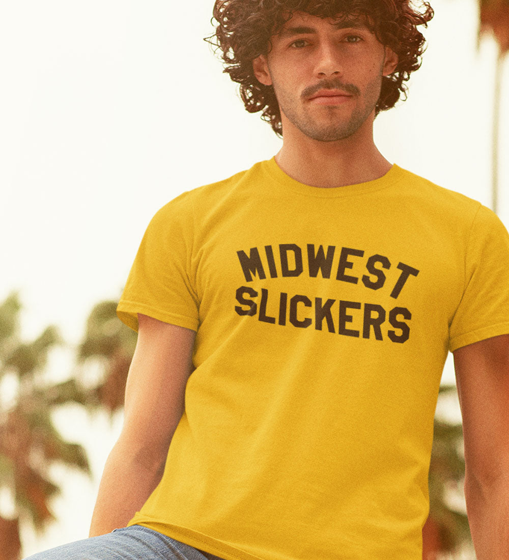 Midwest Slickers Tee: Funny Weather Unisex Shirt