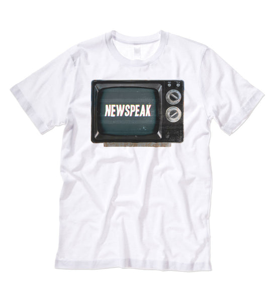 "Newspeak" Black or White Tee
