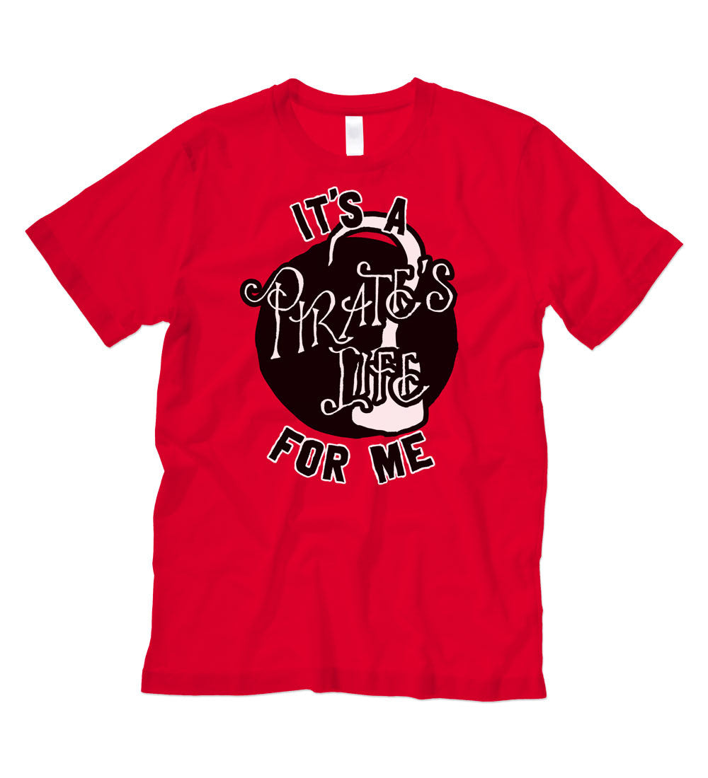 "Pirate's Life" Red Tee