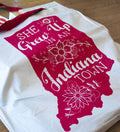 She Grew Up In An Indiana Town Tote Bag