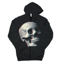Skull Hoodie: Full Zip Punk Graphic Sweatshirt