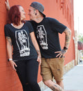 "Til Death" Womens V-Neck Black Tee