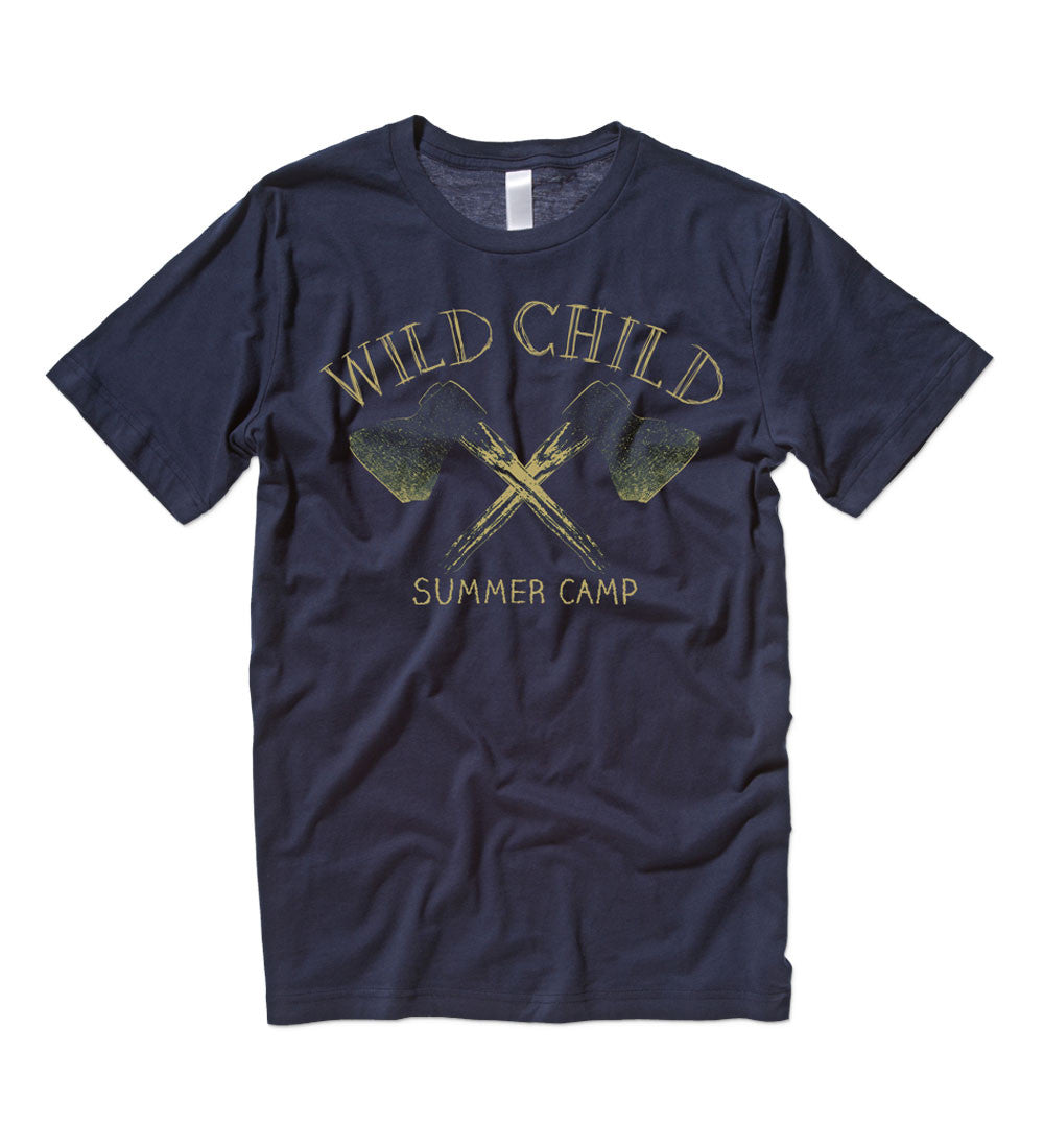 "Wild Child" Navy Tee