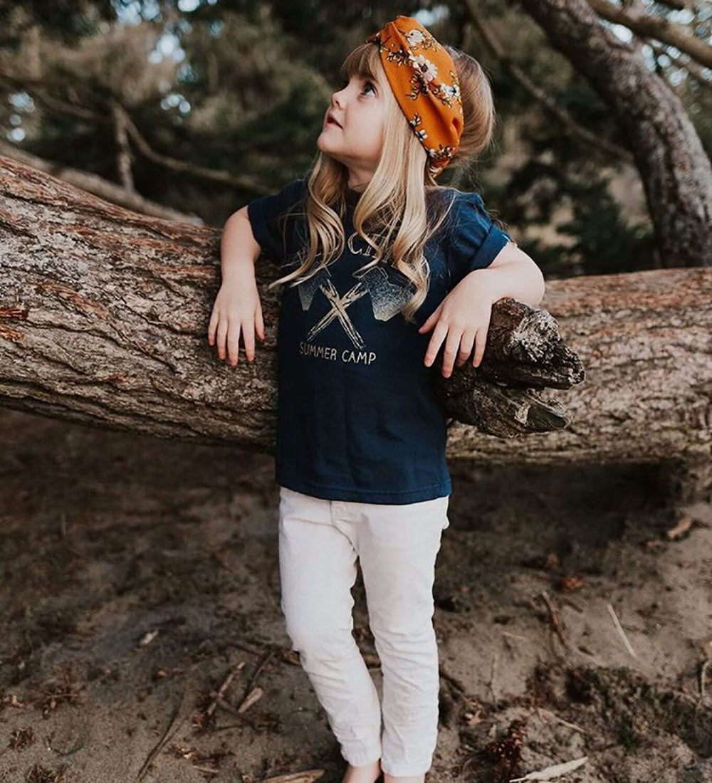 "Wild Child" Navy Kids Tee