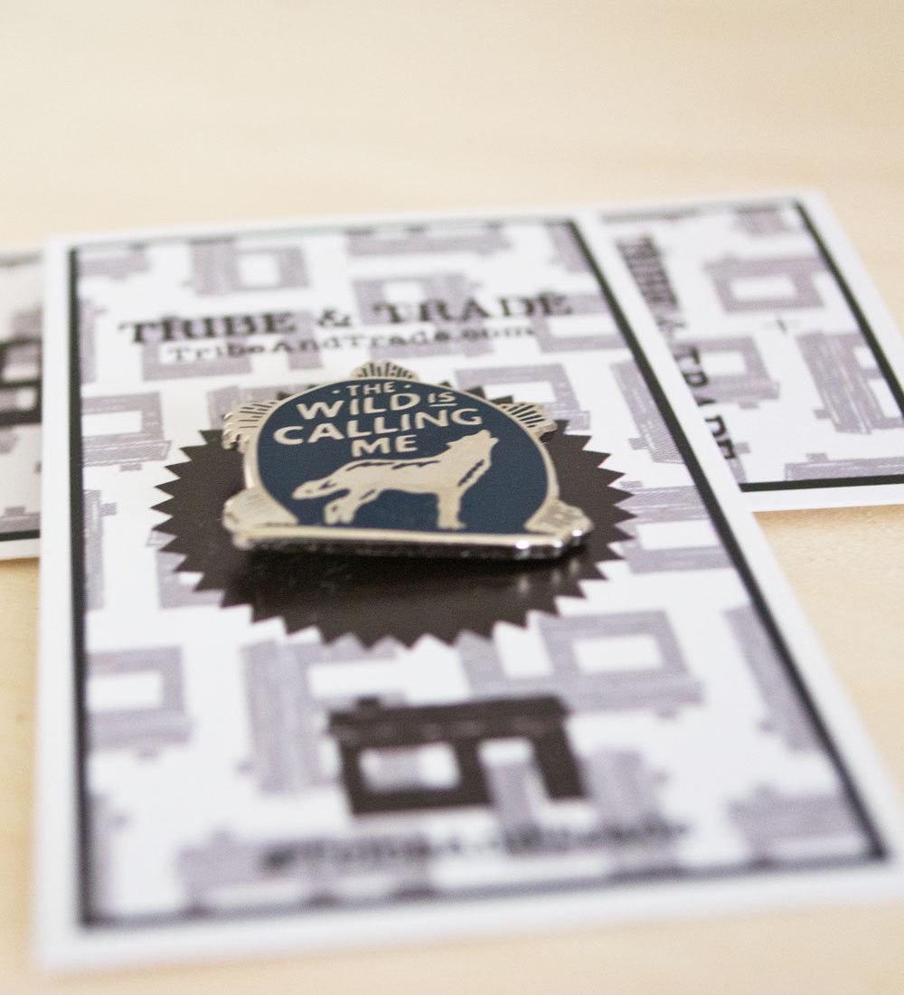 "The Wild is Calling Me" Lapel Pin