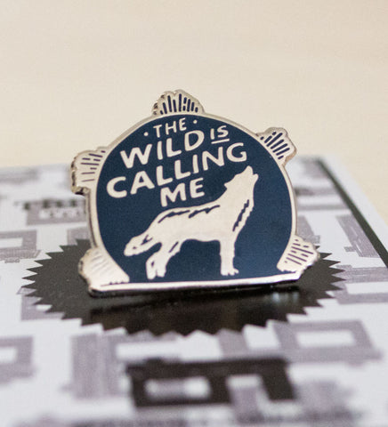 "The Wild is Calling Me" Lapel Pin